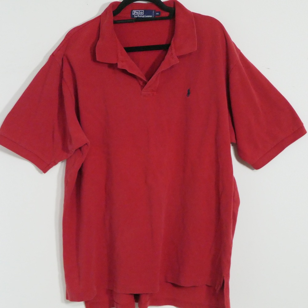 Polo Ralph Lauren Mens Polo Shirts XXL Lot of‎ 2-Red Green Preppy Pony
